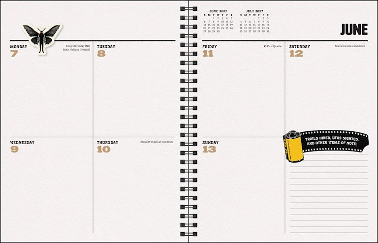 Sam Larson 12-Month 2027 Monthly/Weekly Planner Calendar by Sam Larson