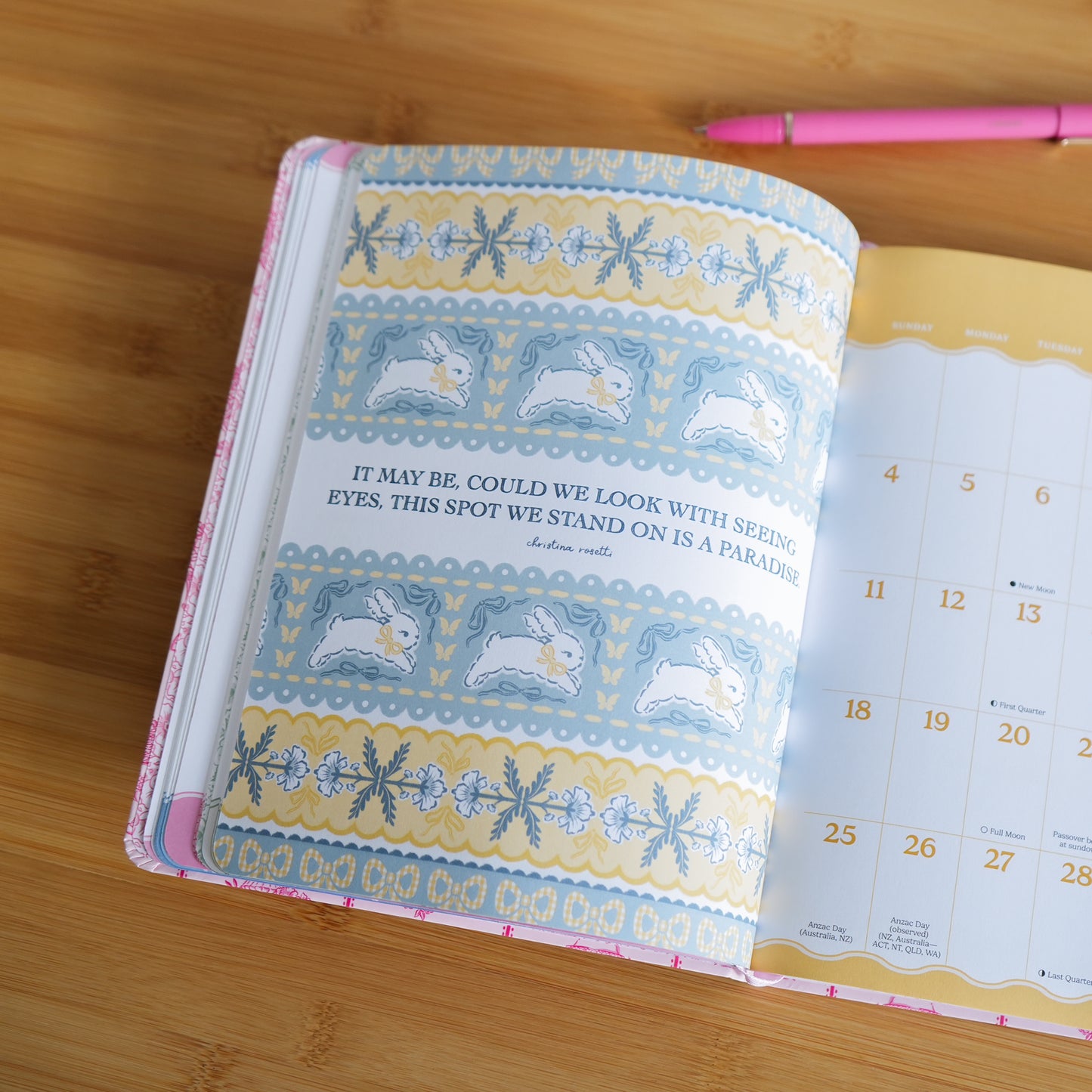 The Beau Studio 2027 Monthly/Weekly Planner Calendar by Eliza Baucom