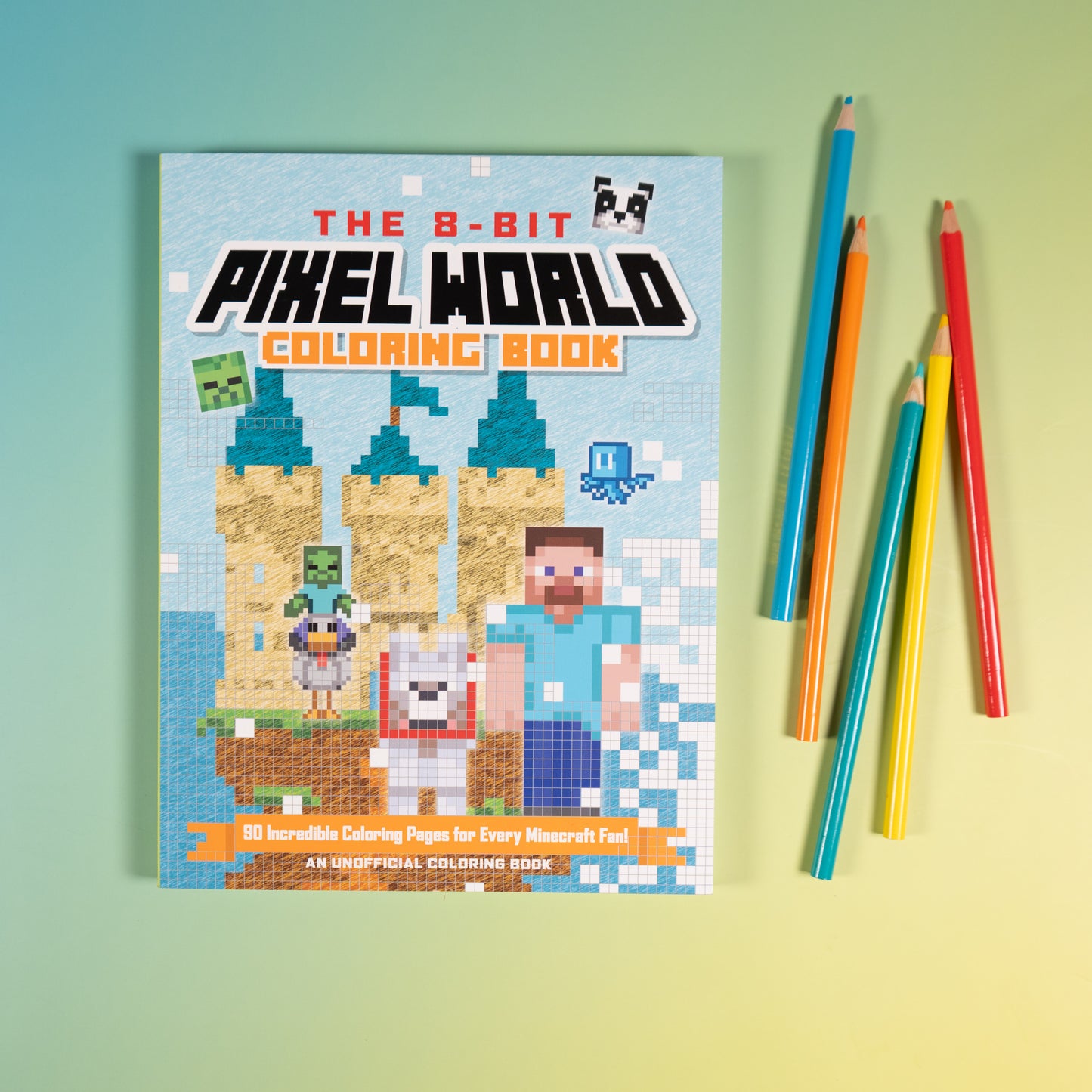The 8-Bit Pixel World Coloring Book by Andrews McMeel Publishing