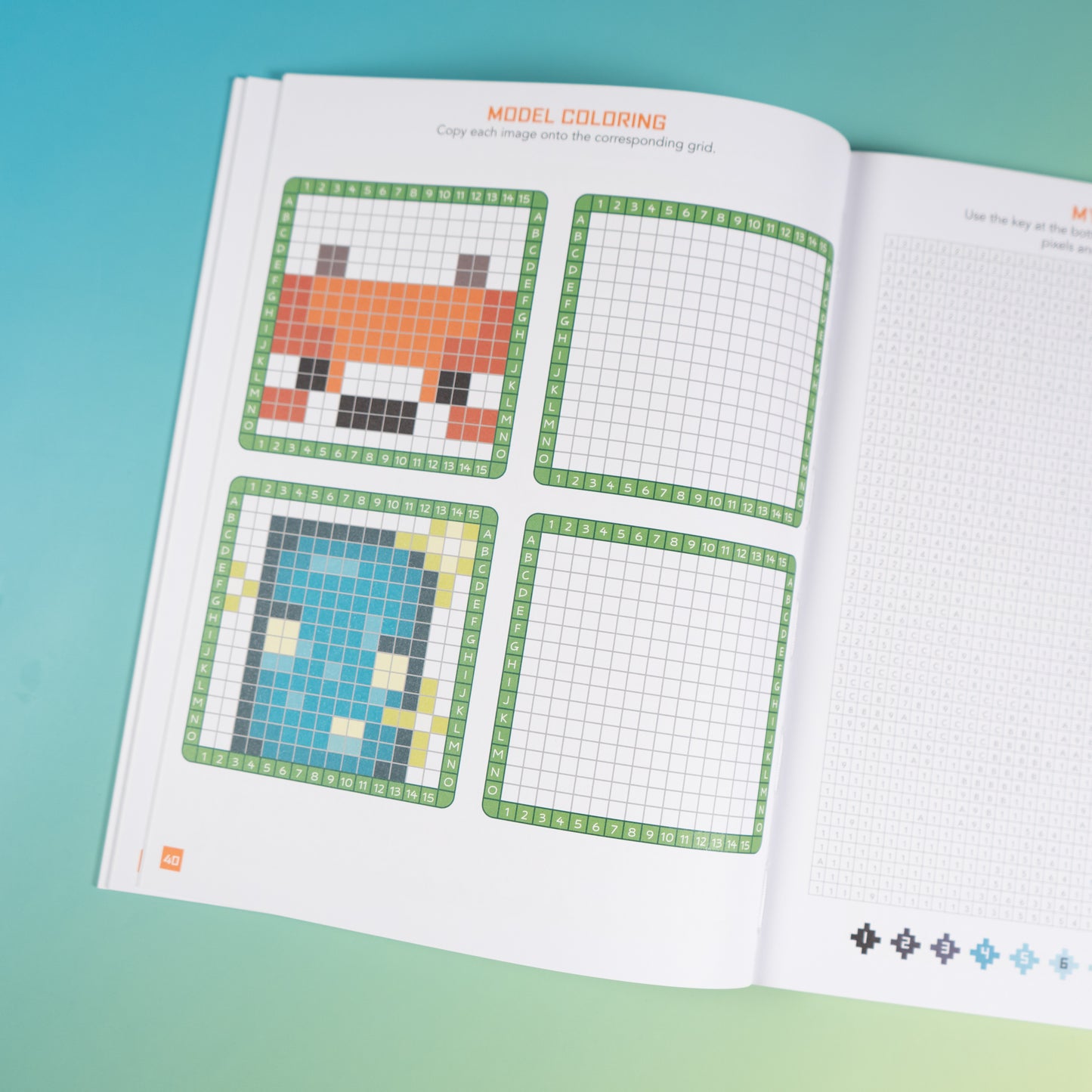 The 8-Bit Pixel World Coloring Book by Andrews McMeel Publishing
