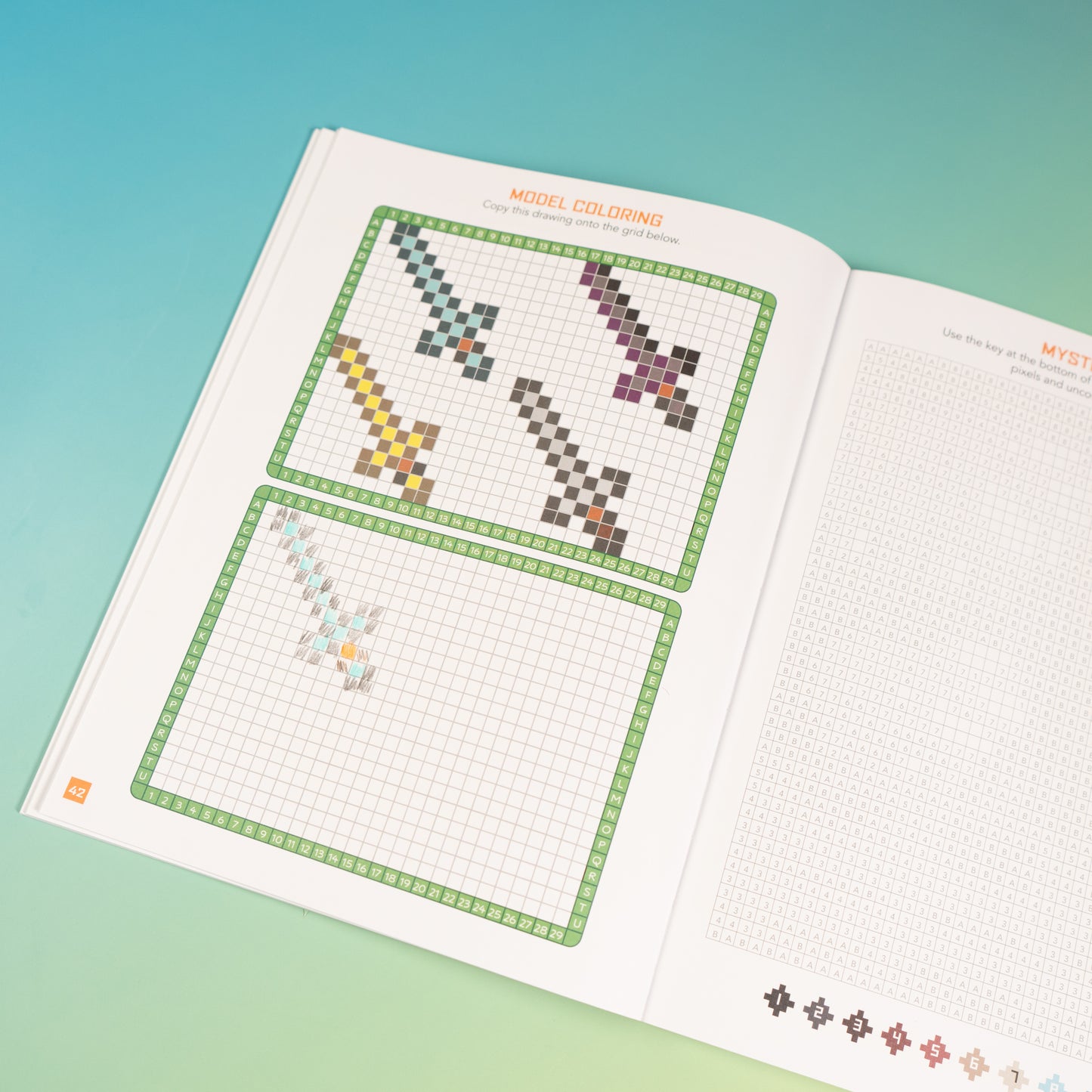 The 8-Bit Pixel World Coloring Book by Andrews McMeel Publishing