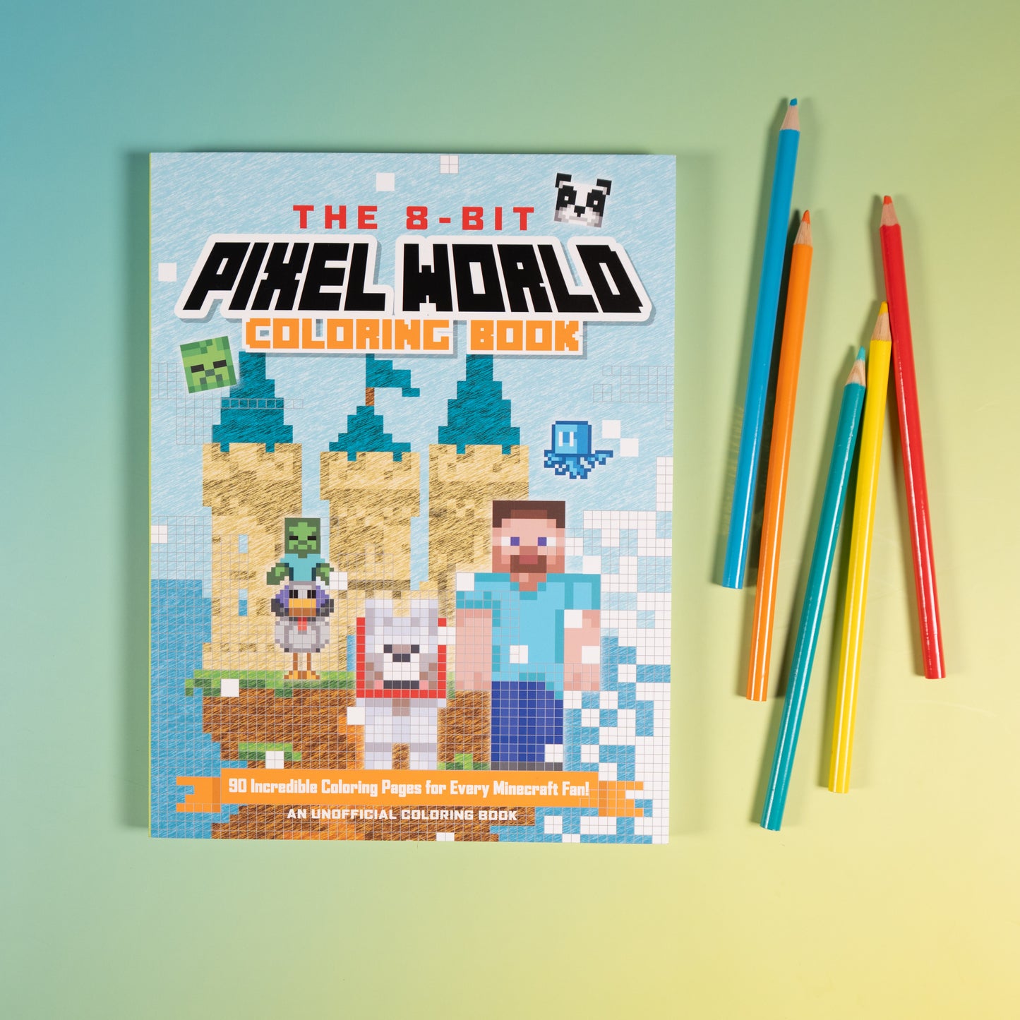 The 8-Bit Pixel World Coloring Book by Andrews McMeel Publishing