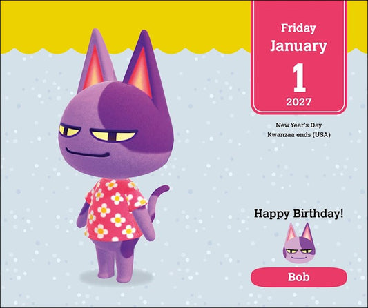 Animal Crossing 2027 Day-to-Day Calendar by Nintendo