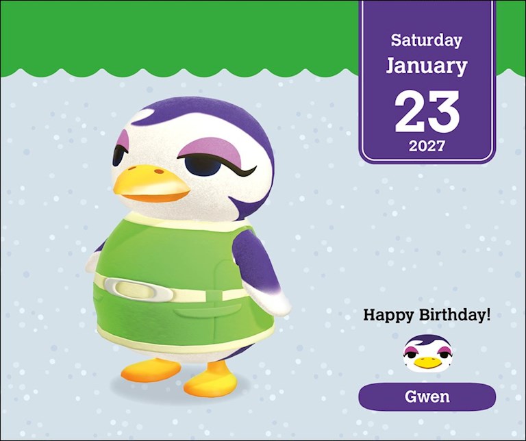 Animal Crossing 2027 Day-to-Day Calendar by Nintendo