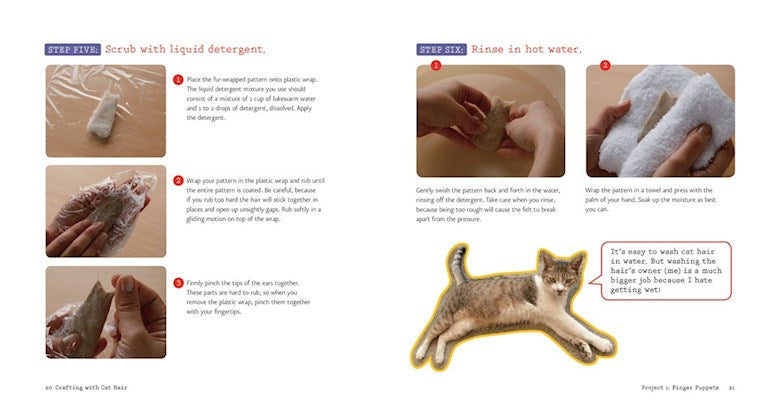 Crafting with Cat Hair by Kaori Tsutaya, Amy Hirschman