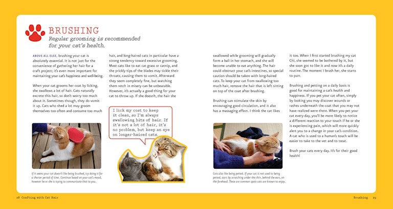 Crafting with Cat Hair by Kaori Tsutaya, Amy Hirschman