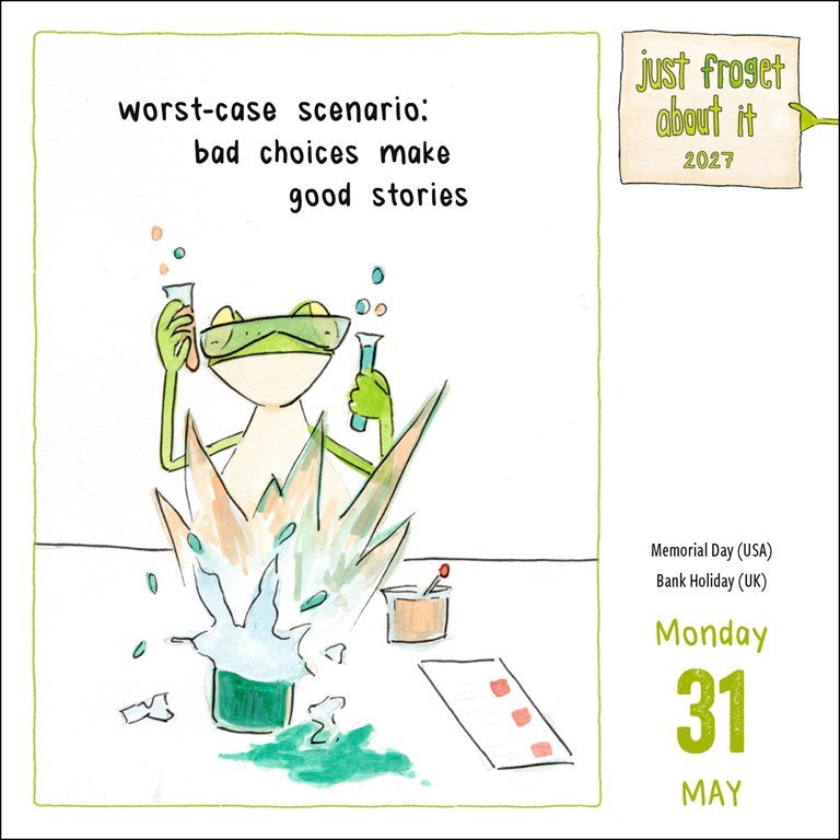 Just Froget About It 2027 Day-to-Day Calendar by Sarah Nilson