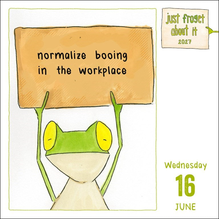 Just Froget About It 2027 Day-to-Day Calendar by Sarah Nilson
