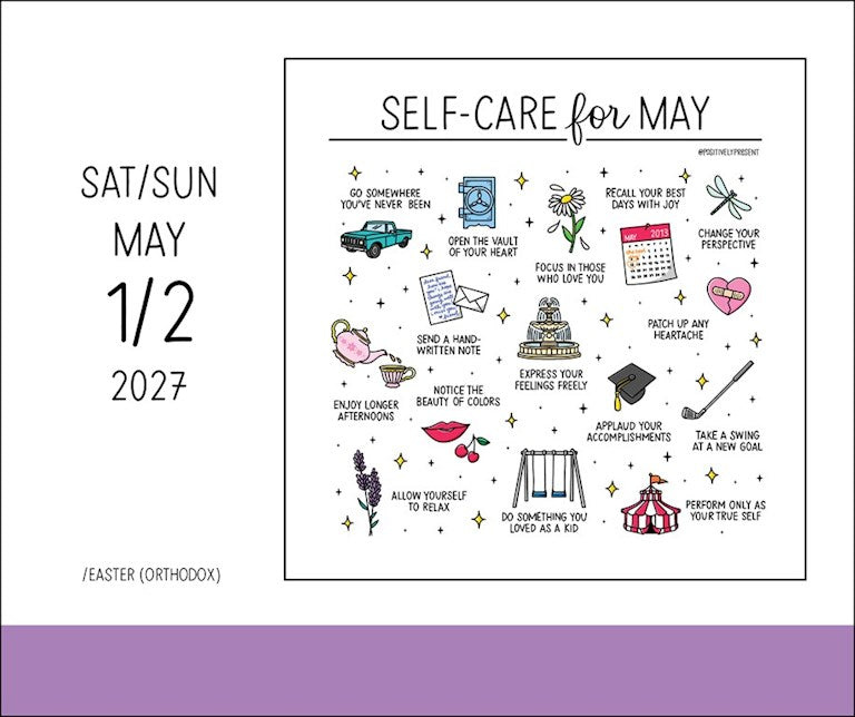 Positively Present 2027 Day-to-Day Calendar by Dani DiPirro