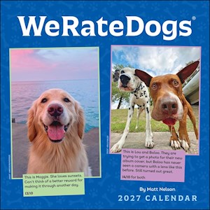 WeRateDogs 2027 Wall Calendar by Matt Nelson