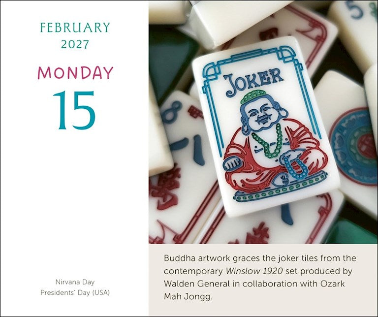 Art of Mahjong 2027 Day-to-Day Calendar by Katherine Hartman