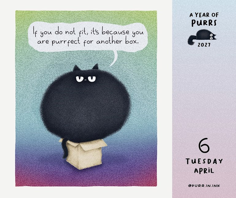A Year of Purrs 2027 Day-to-Day Calendar by Luis Coelho