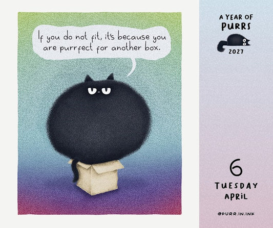 A Year of Purrs 2027 Day-to-Day Calendar by Luis Coelho