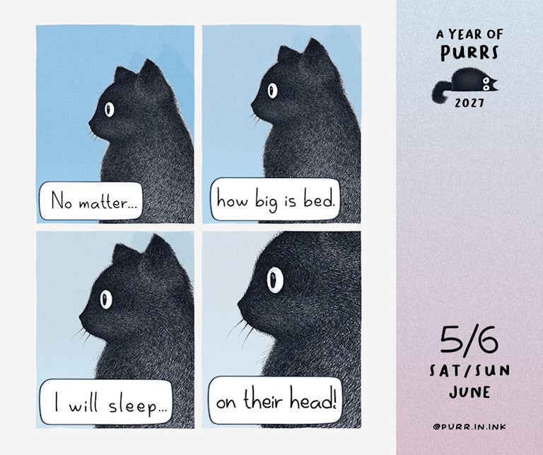 A Year of Purrs 2027 Day-to-Day Calendar by Luis Coelho
