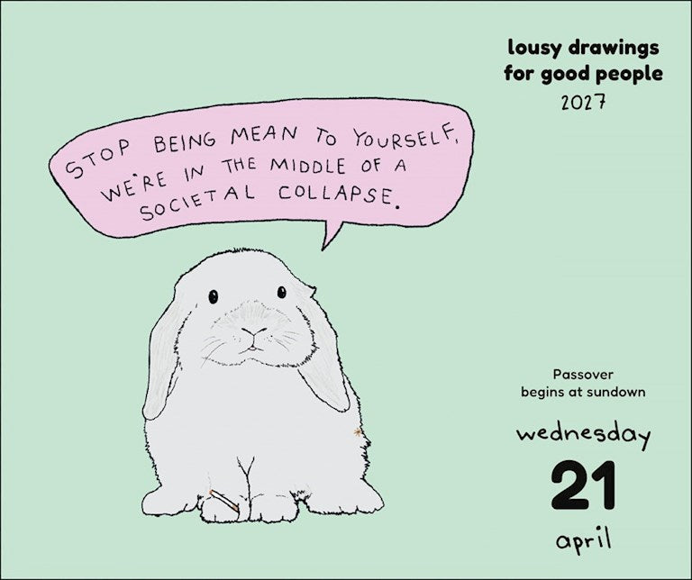 Lousy Drawings For Good People 2027 Day-to-Day Calendar by Ainsley Drew