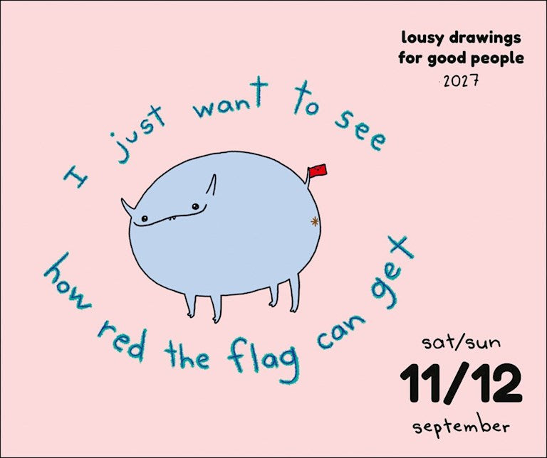 Lousy Drawings For Good People 2027 Day-to-Day Calendar by Ainsley Drew