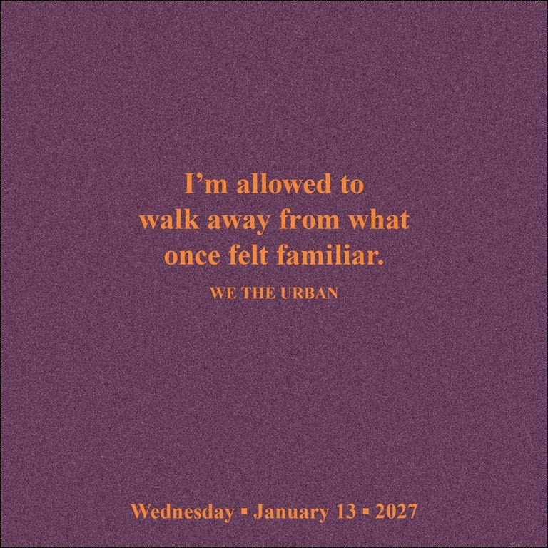 We the Urban 2027 Day-to-Day Calendar by Will Greene