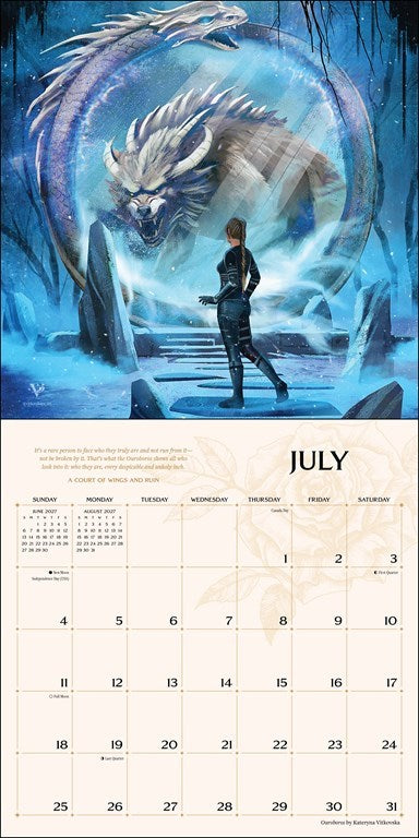 A Court of Thorns and Roses 2027 Wall Calendar by Sarah J. Maas