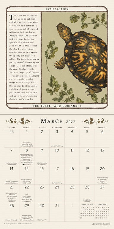 Woodland Wardens 2027 Mini Wall Calendar by Jessica Roux