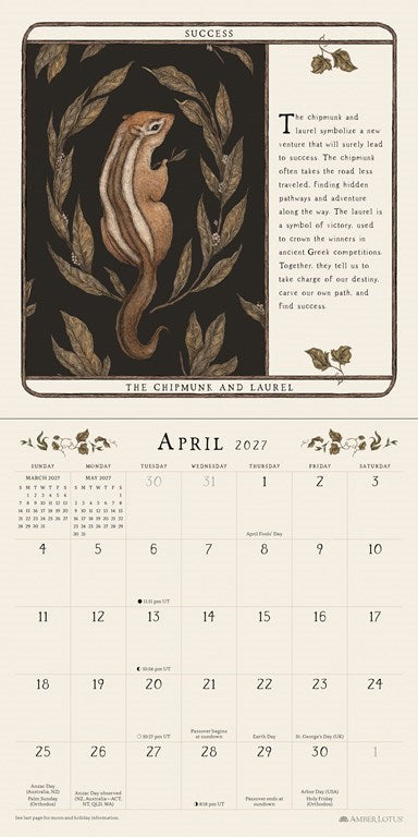Woodland Wardens 2027 Mini Wall Calendar by Jessica Roux