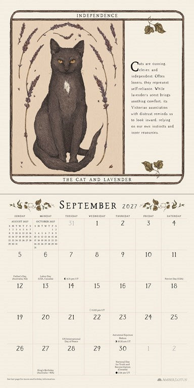 Woodland Wardens 2027 Mini Wall Calendar by Jessica Roux