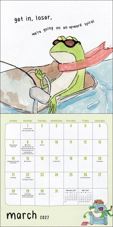 Just Froget About It 2027 Mini Wall Calendar by Sarah Nilson