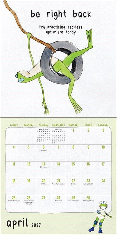Just Froget About It 2027 Mini Wall Calendar by Sarah Nilson
