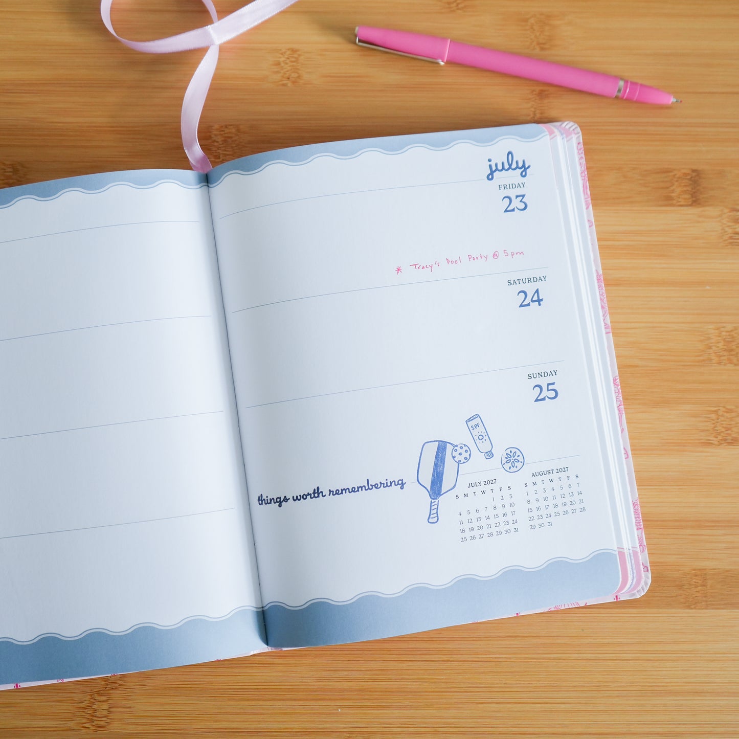 The Beau Studio 2027 Monthly/Weekly Planner Calendar by Eliza Baucom