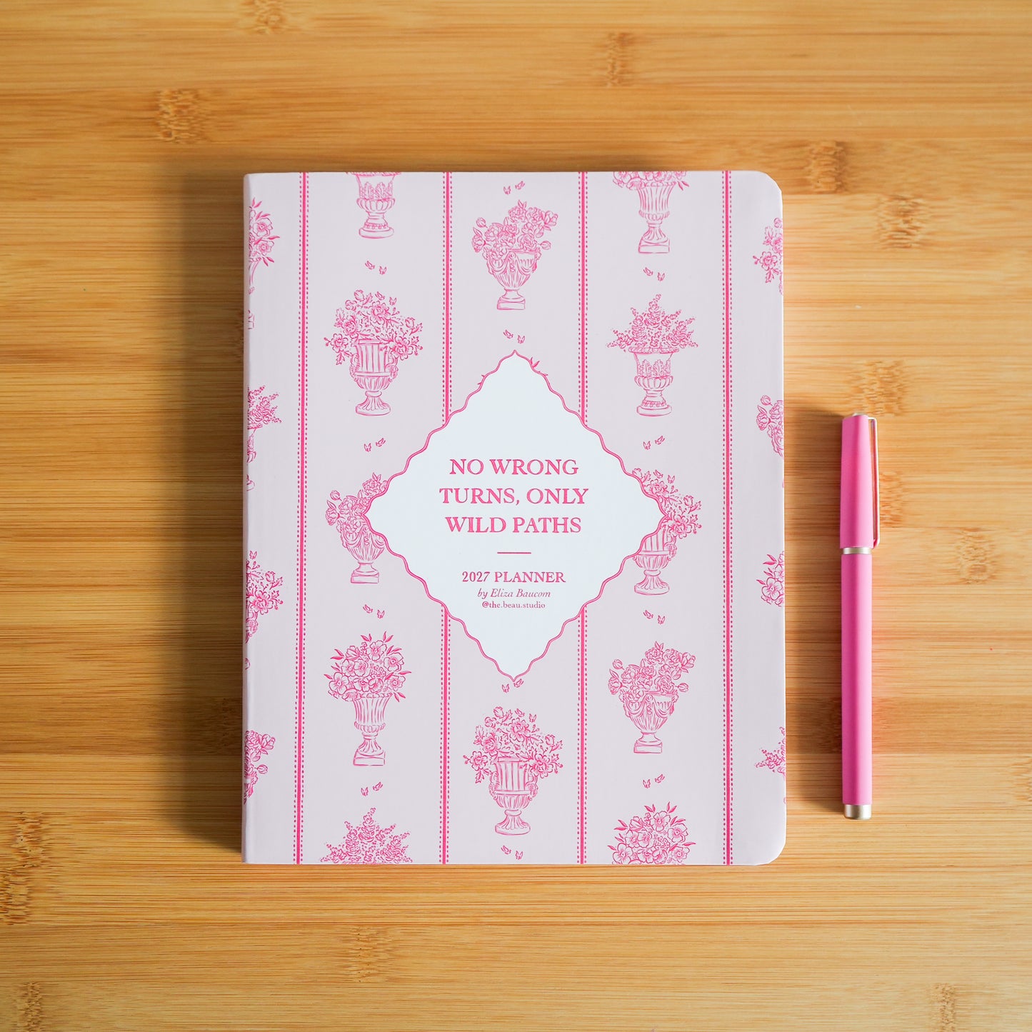 The Beau Studio 2027 Monthly/Weekly Planner Calendar by Eliza Baucom