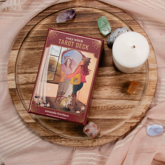 The Cozy Witch Tarot Deck and Guidebook by Amanda Lovelace