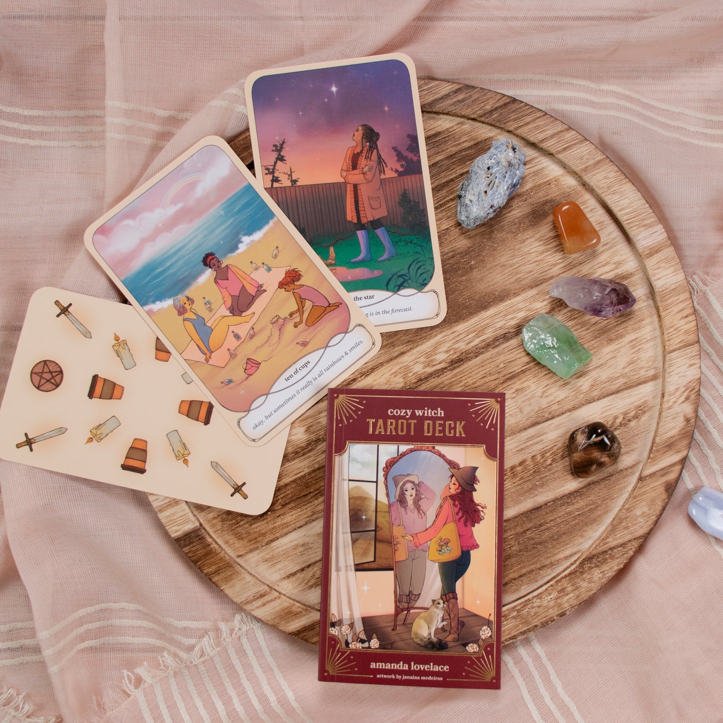 The Cozy Witch Tarot Deck and Guidebook by Amanda Lovelace