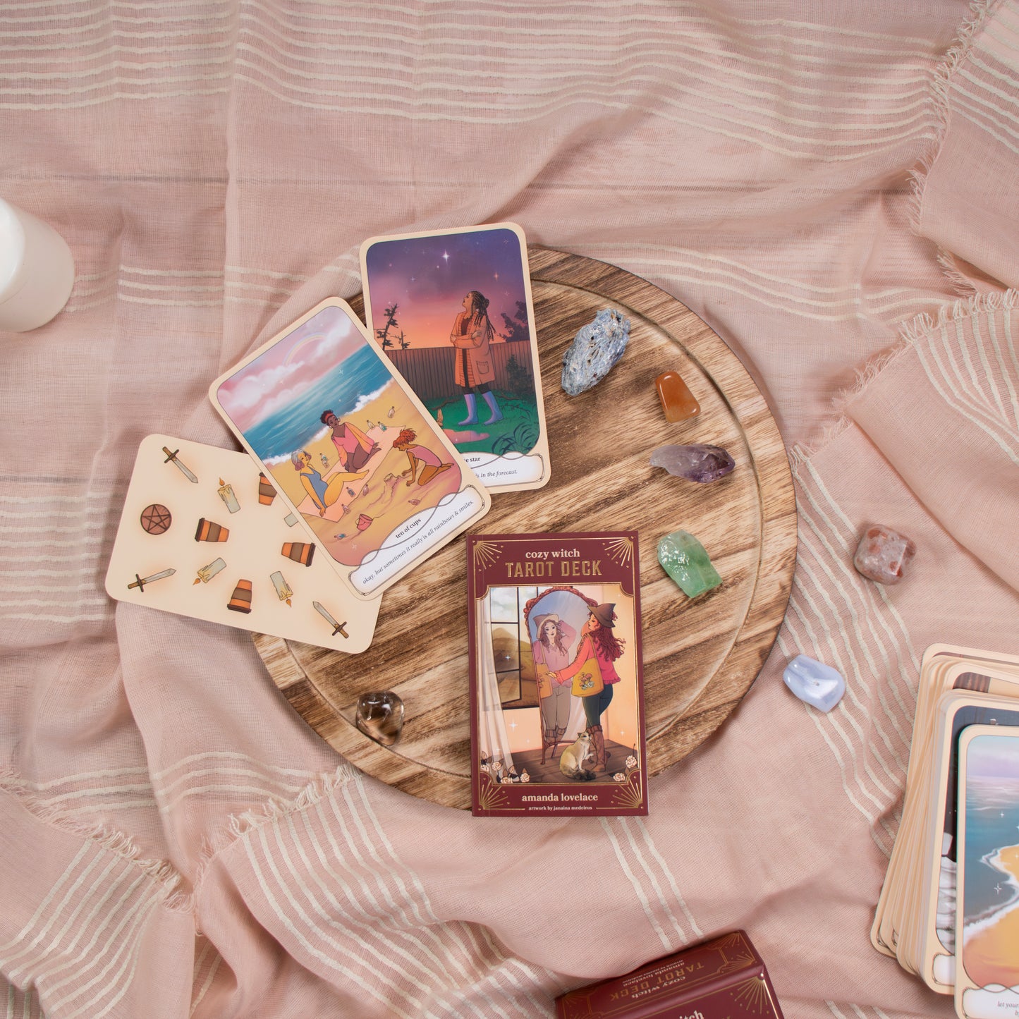 The Cozy Witch Tarot Deck and Guidebook by Amanda Lovelace