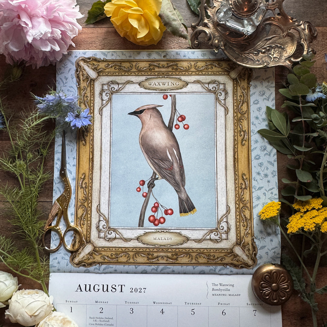 Ornithography 2027 Wall Calendar by Jessica Roux