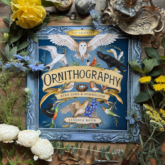 Ornithography 2027 Wall Calendar by Jessica Roux