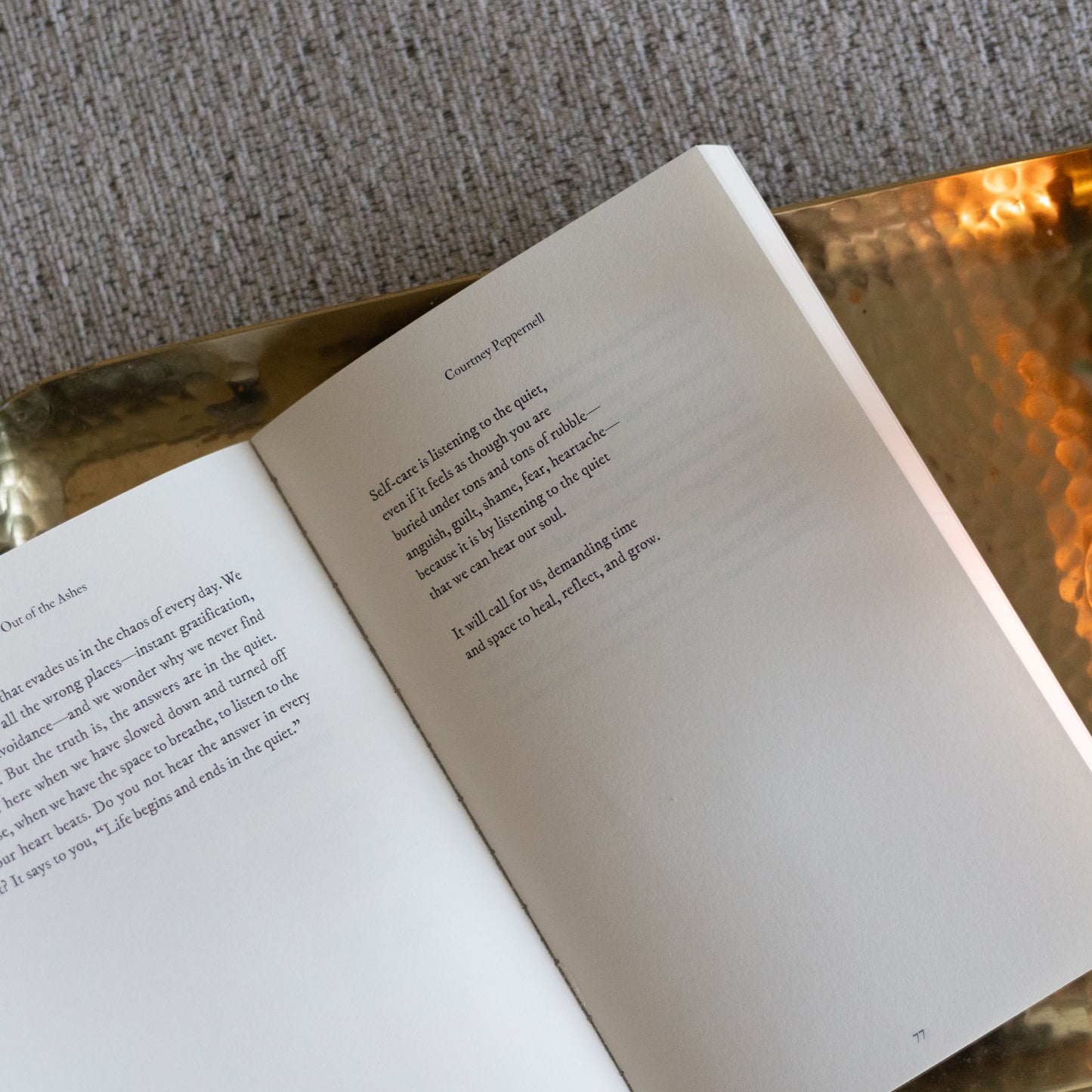 Out of the Ashes by Courtney Peppernell