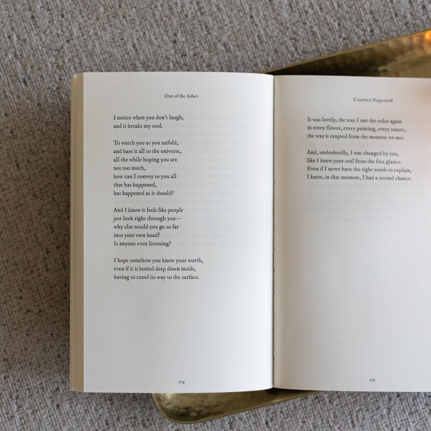 Out of the Ashes by Courtney Peppernell