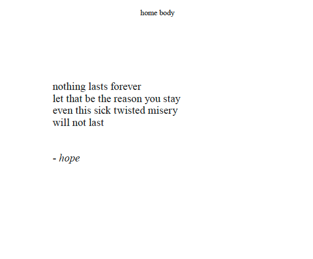 home body by Rupi Kaur