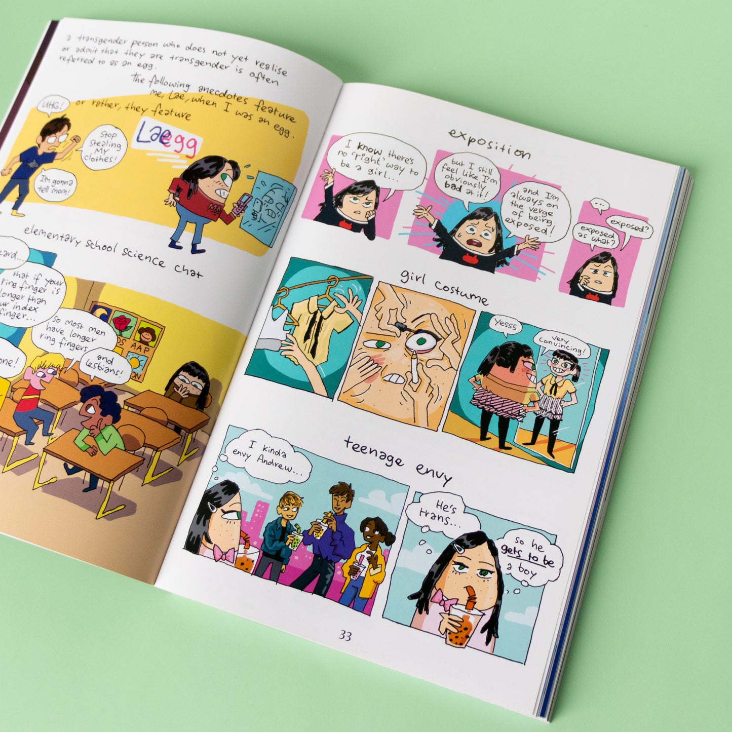 The Out Side: Trans & Nonbinary Comics by The Kao, Min Christensen, David Daneman