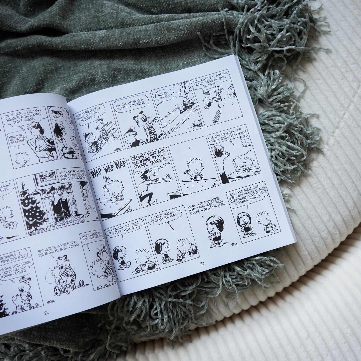Calvin and Hobbes by Bill Watterson, G. B. Trudeau