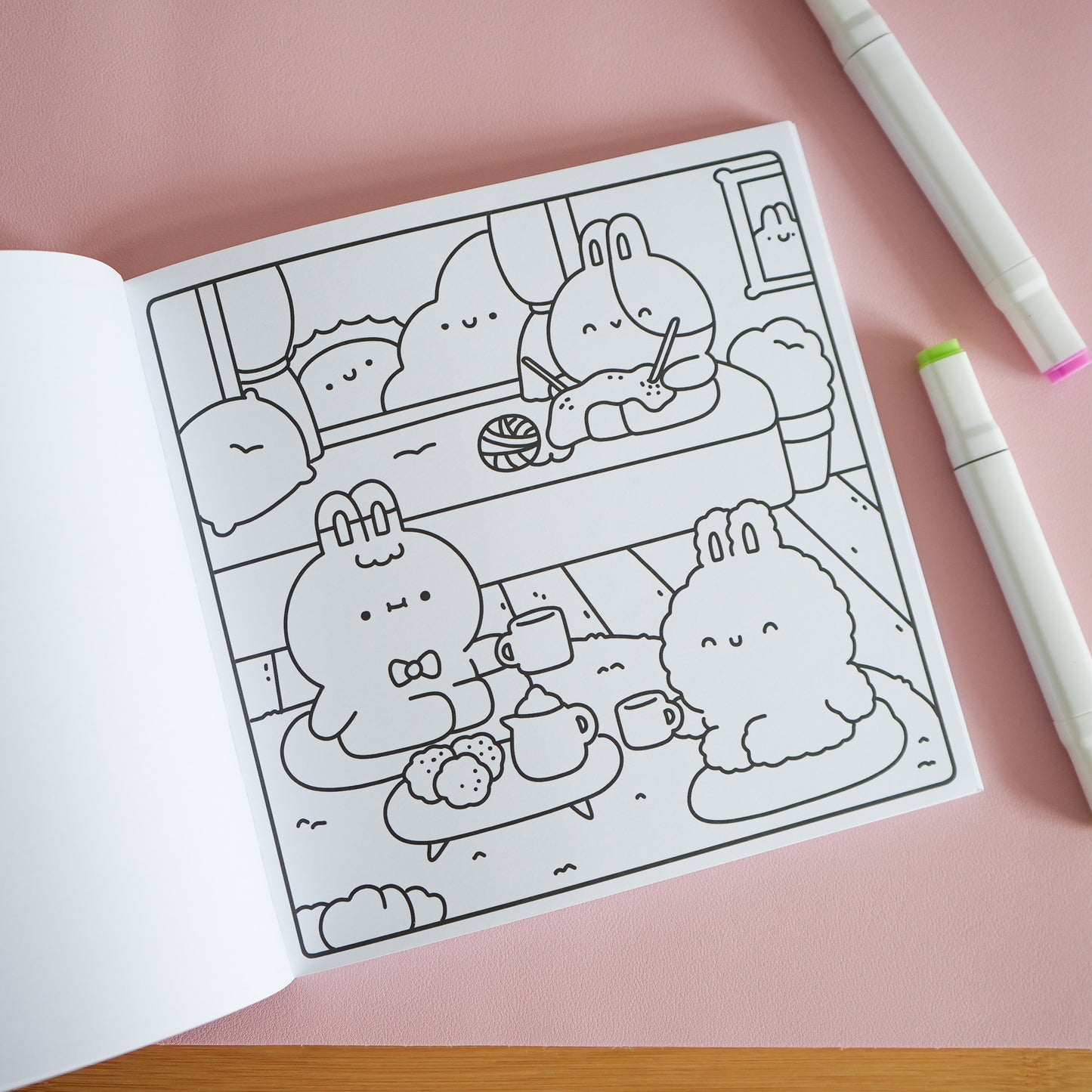 Cute and Cozy Coloring: Cheery by Becky Cas