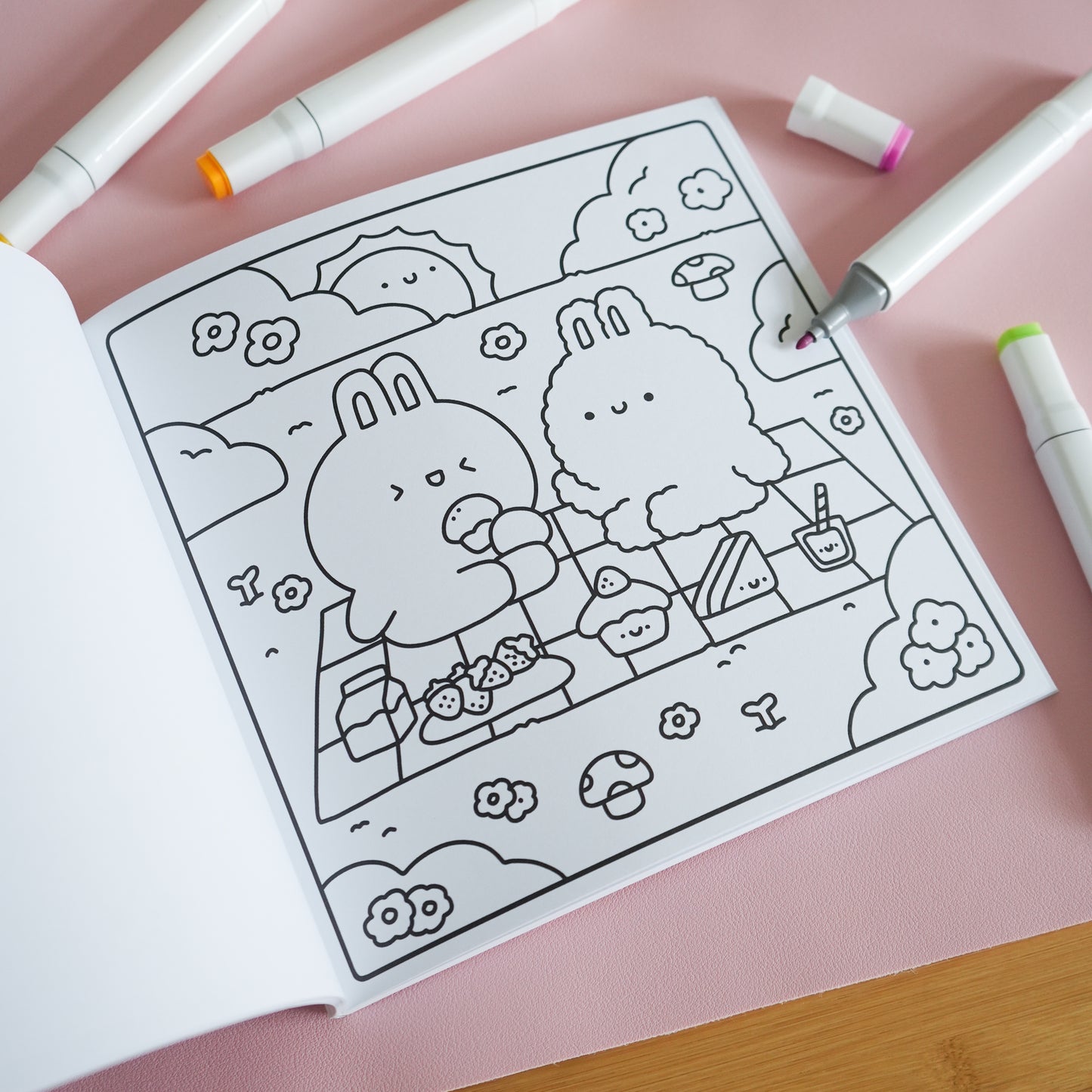 Cute and Cozy Coloring: Cheery by Becky Cas