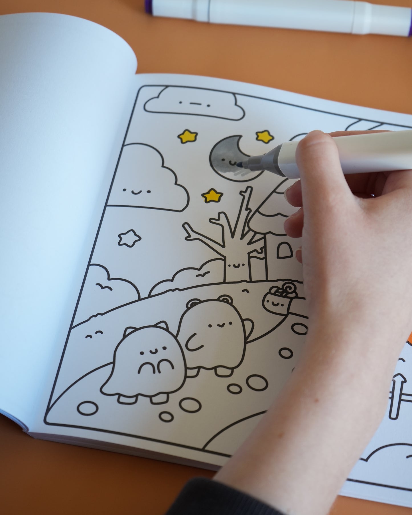 Cute and Cozy Coloring: Spooky by Becky Cas
