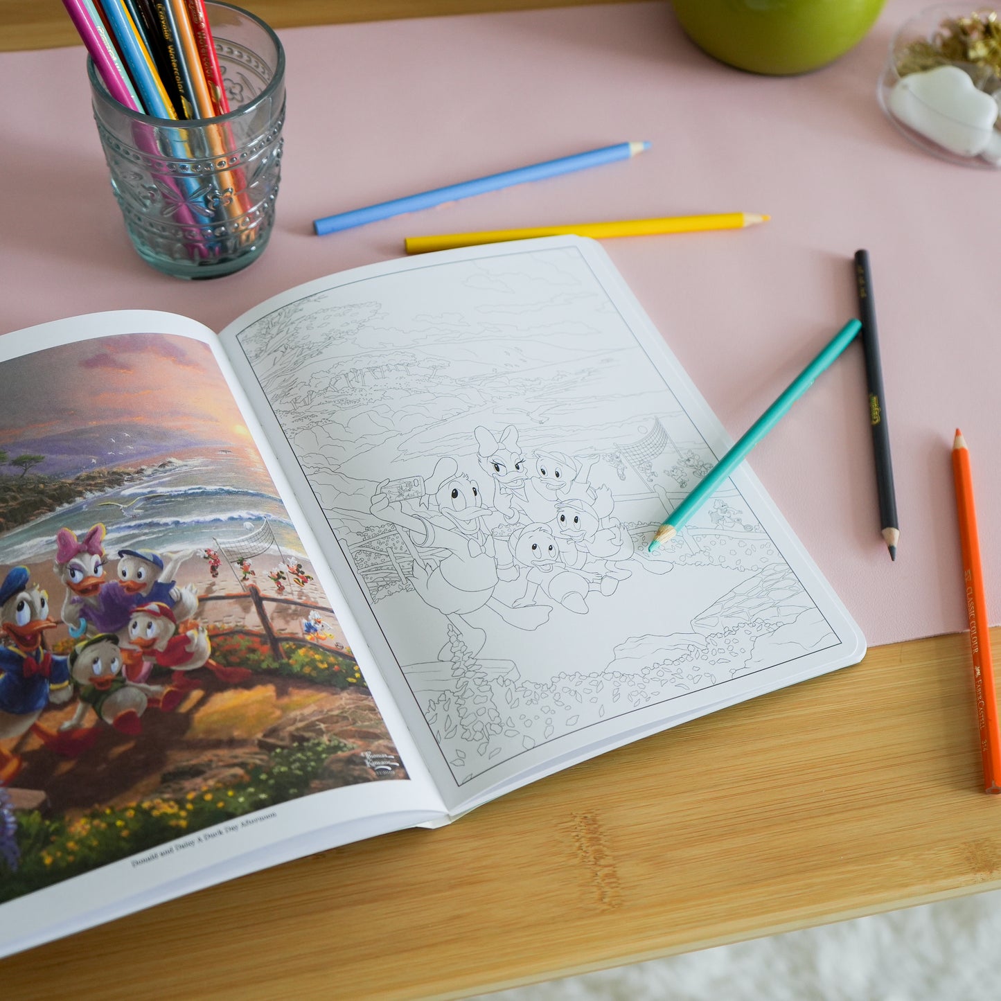 Disney Dreams Collection Thomas Kinkade Studios Celebrations Coloring Book