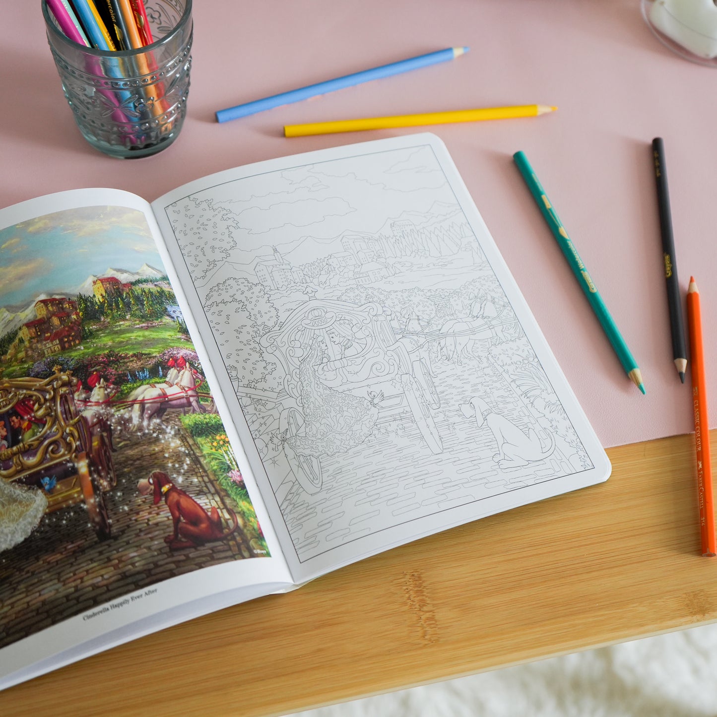 Disney Dreams Collection Thomas Kinkade Studios Celebrations Coloring Book
