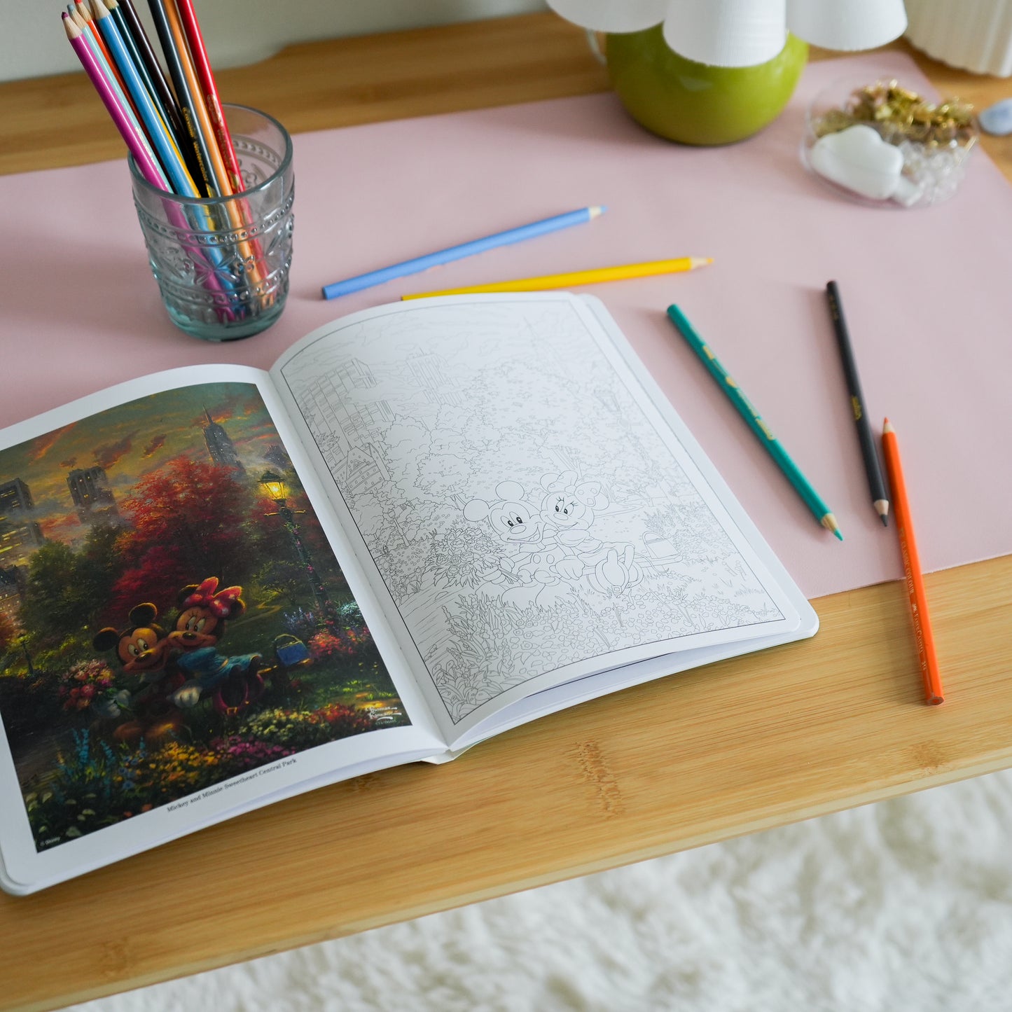 Disney Dreams Collection Thomas Kinkade Studios Celebrations Coloring Book