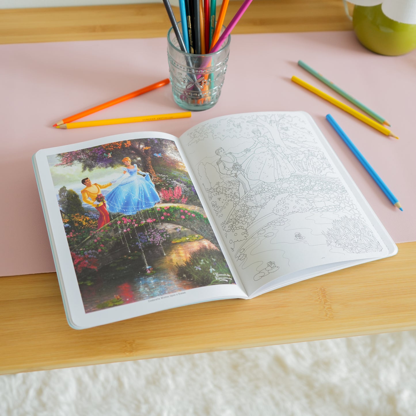 Disney Dreams Collection Thomas Kinkade Studios Disney Princess Coloring Book