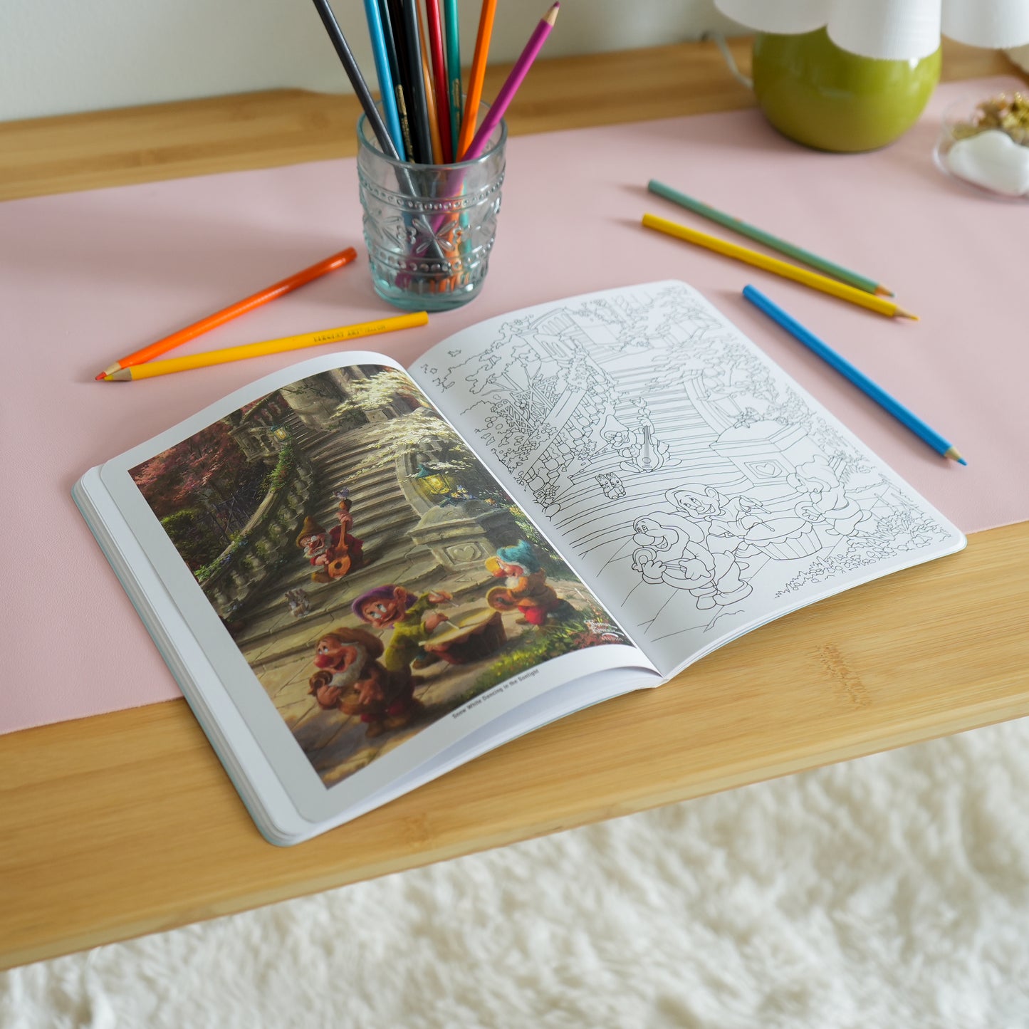Disney Dreams Collection Thomas Kinkade Studios Disney Princess Coloring Book