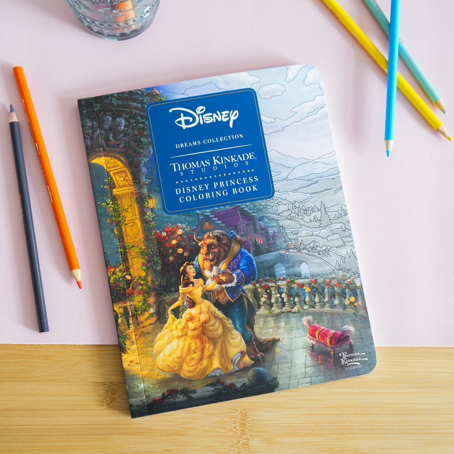 Disney Dreams Collection Thomas Kinkade Studios Disney Princess Coloring Book