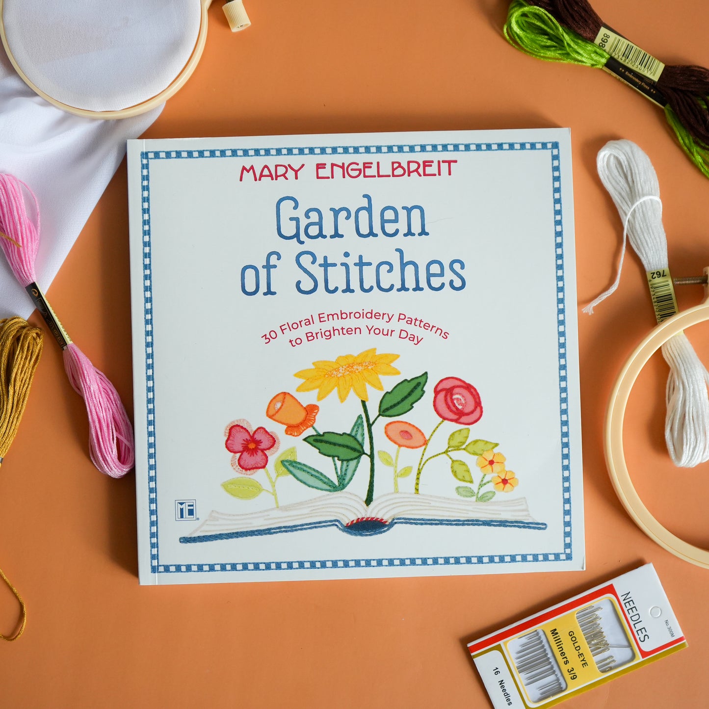 Garden of Stitches: 30 Floral Embroidery Patterns to Brighten Your Day by Mary Engelbreit