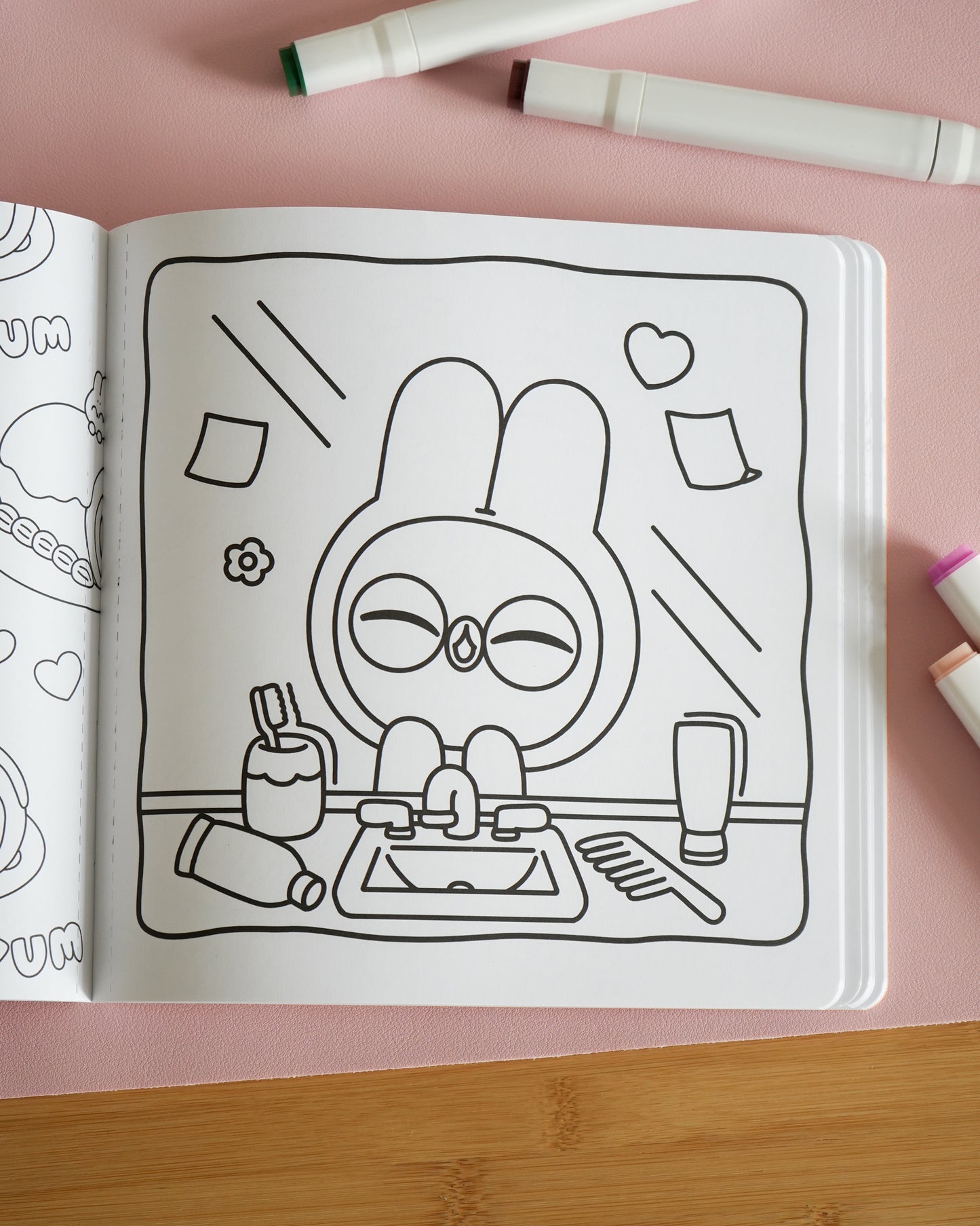 Pocket Peaches Sweet & Simple Coloring by Dora Wang